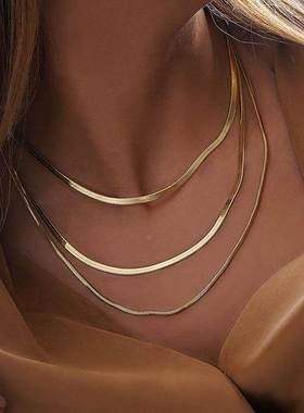 Fashion Vintage Snake Chain Necklace Men Women Unisex Collar