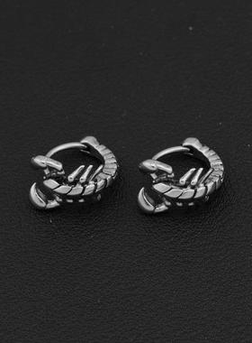 Retro Scorpion Hip Hop Fashion Stainless Steel Earrings
