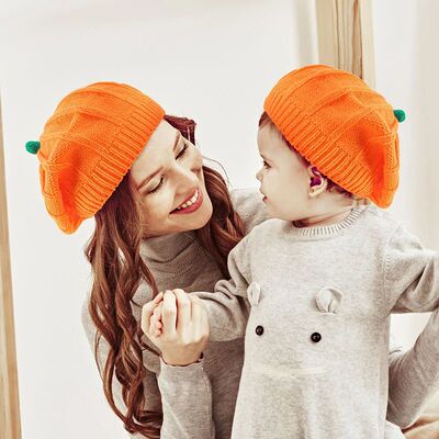 2023 Party Pumpkin Halloween Parent-Child Decoration Knitted