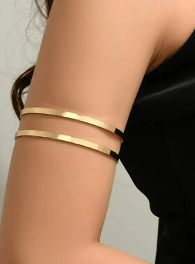 Vinage Simple Opening Arm Bracele for Women Fashion Geomeric