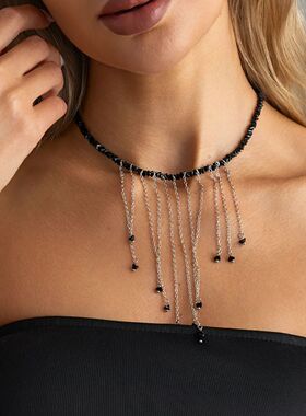Personalized Irregular Tassel Pendant Necklaces Women Triang