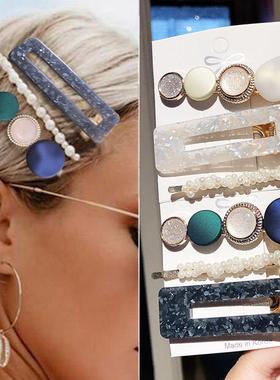 3PCS/Set Korean Acrylic Hair Clips For Women Hair Accessorie