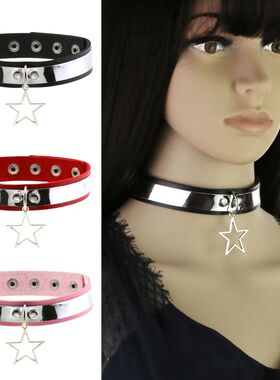 Punk Harajuku Personaliy nd Temperamen Five-poined sar Mulic