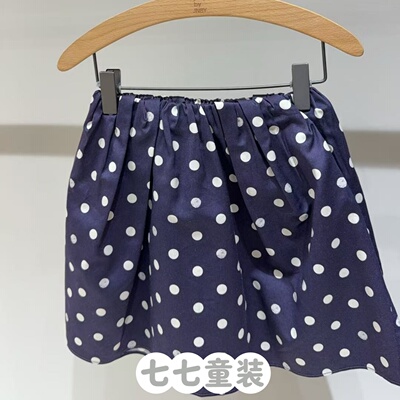 jnbybyjnby江南布衣童装2026夏女童1Q4D10940短款腰裙府绸波点裙