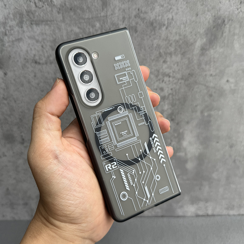 适用三星fold6磨砂硬壳个性磁吸