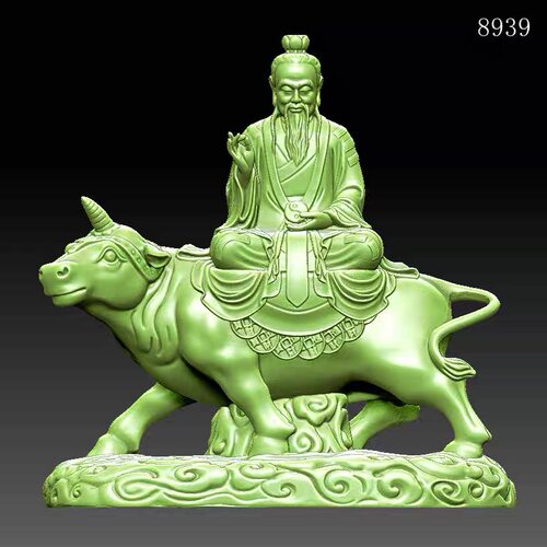 三清道祖老君摆件编号89393D模型三维立体图圆雕STLOBJ雕刻精雕