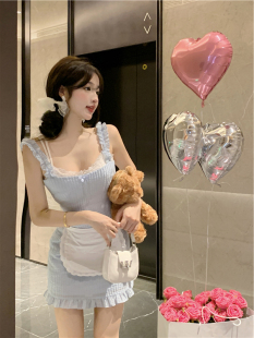 纯欲可爱女仆服装网红女主播衣服角色扮演俏皮少女装性感cos套装