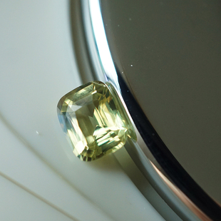 宝石/天然金绿宝石1.10ct精切裸石戒面吊坠/InColor彩定制