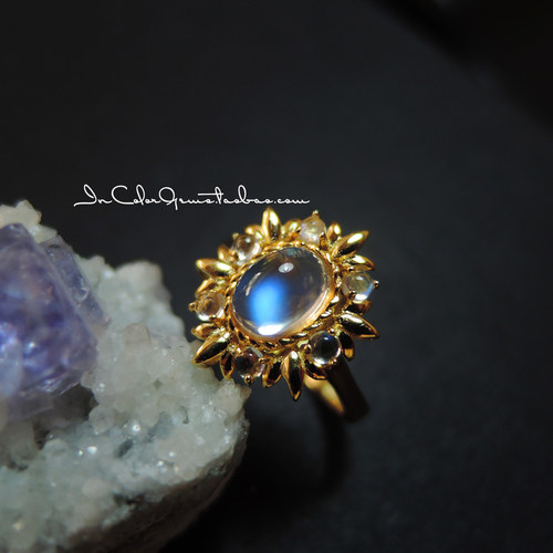 月光戒指原创复古InColor