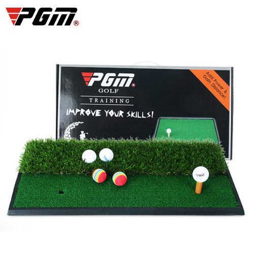 21新款PGM 高尔夫双草打击垫 挥杆垫 室内练习垫 GOLF用品DJD005
