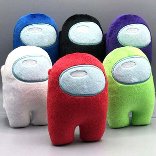 新品among us plush 毛绒玩具公仔卡通动漫游戏太空杀狼人杀
