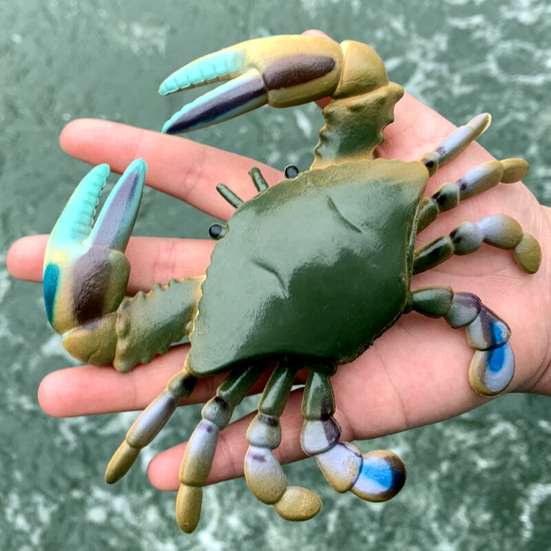 仿真螃蟹塑胶玩具包邮