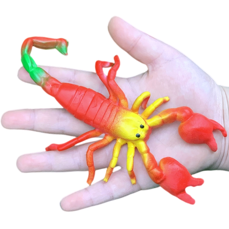 软胶仿真蝎子套装大小号幼儿园儿童玩具过家家吓人昆虫子动物模型