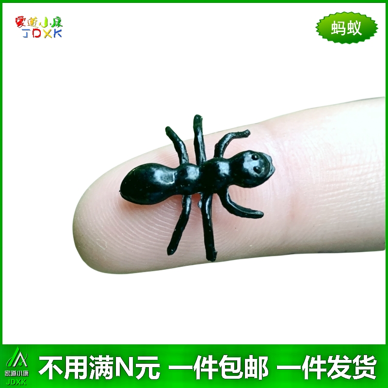 迷你仿真小蚂蚁塑胶玩具包邮