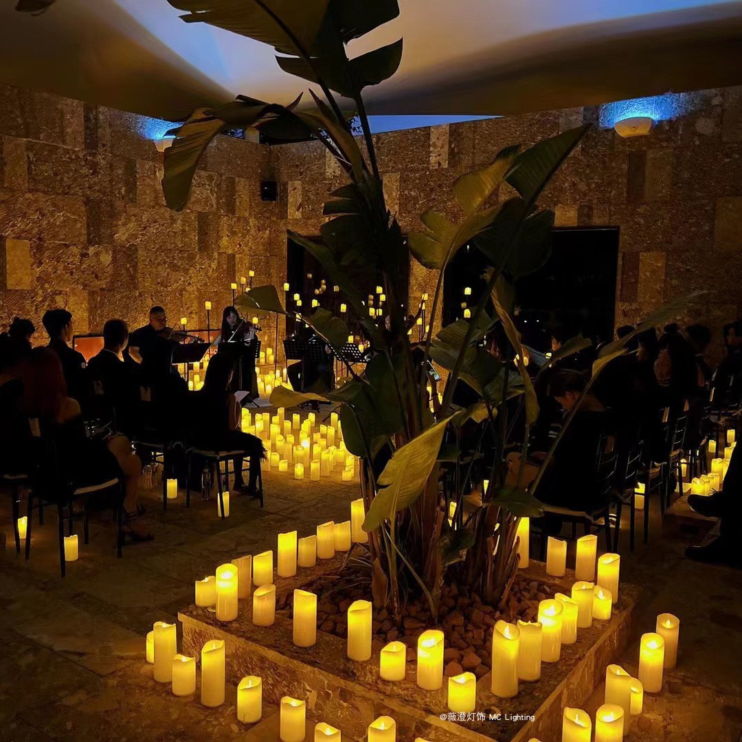 仿真电子蜡烛灯摇摆火焰小夜灯