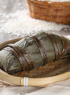 红豆咸肉粽子2000g10个装光头佬联圣正宗老字号广式点心家庭装