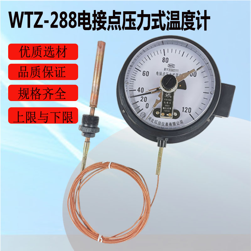 红旗WTZ288电接点油变用温度计变压器上下限型轴瓦油温控高温报警 五金/工具 测温仪 原图主图