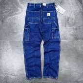 牛仔长裤 现货 single knee卡哈特水洗直筒工装 Carhartt WIP