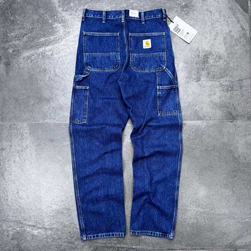 现货 Carhartt WIP single knee卡哈特水洗直筒工装牛仔长裤