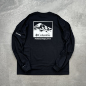 Columbia 定番哥伦比亚印花混纺长袖 STORE T恤 FREAKS 现货