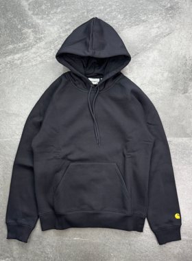 现货 Carhartt WIP Chase Neck Zip卡哈特袖口金标连帽拉链卫衣