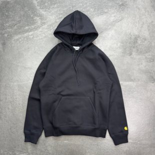 Carhartt Zip卡哈特袖 WIP Neck 口金标连帽拉链卫衣 Chase 现货