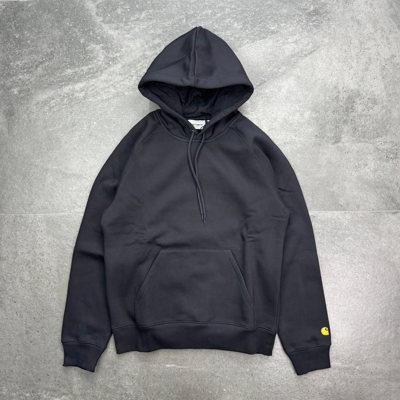 现货 Carhartt WIP Chase Neck Zip卡哈特袖口金标连帽拉链卫衣