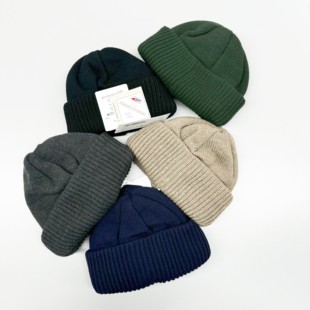 现货 nanamica WINDSTOPPER Beanie日产针织毛线冷帽保暖防风24FW