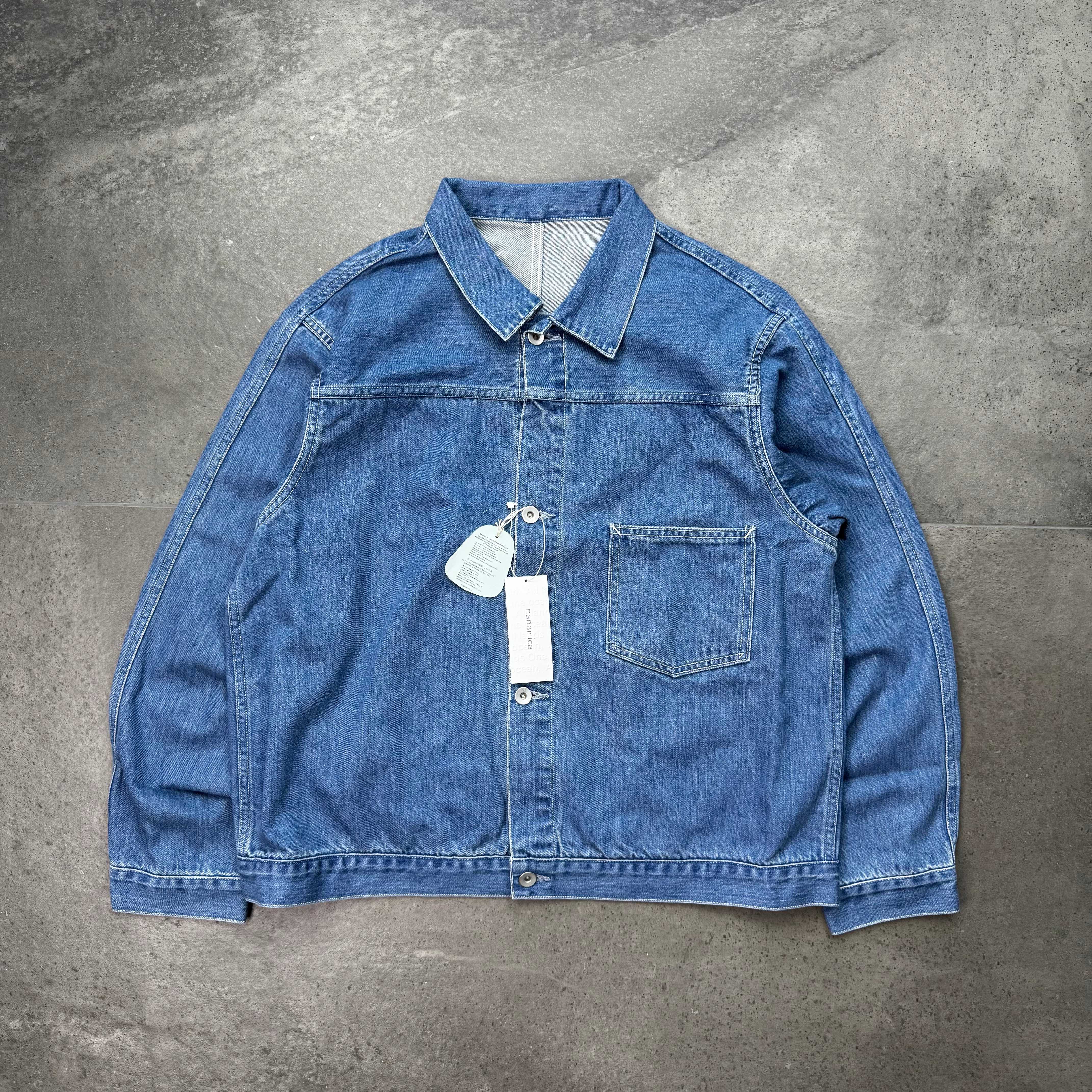现货 nanamica Denim Jacket 日本制靛蓝染牛仔夹克外套S25SA082