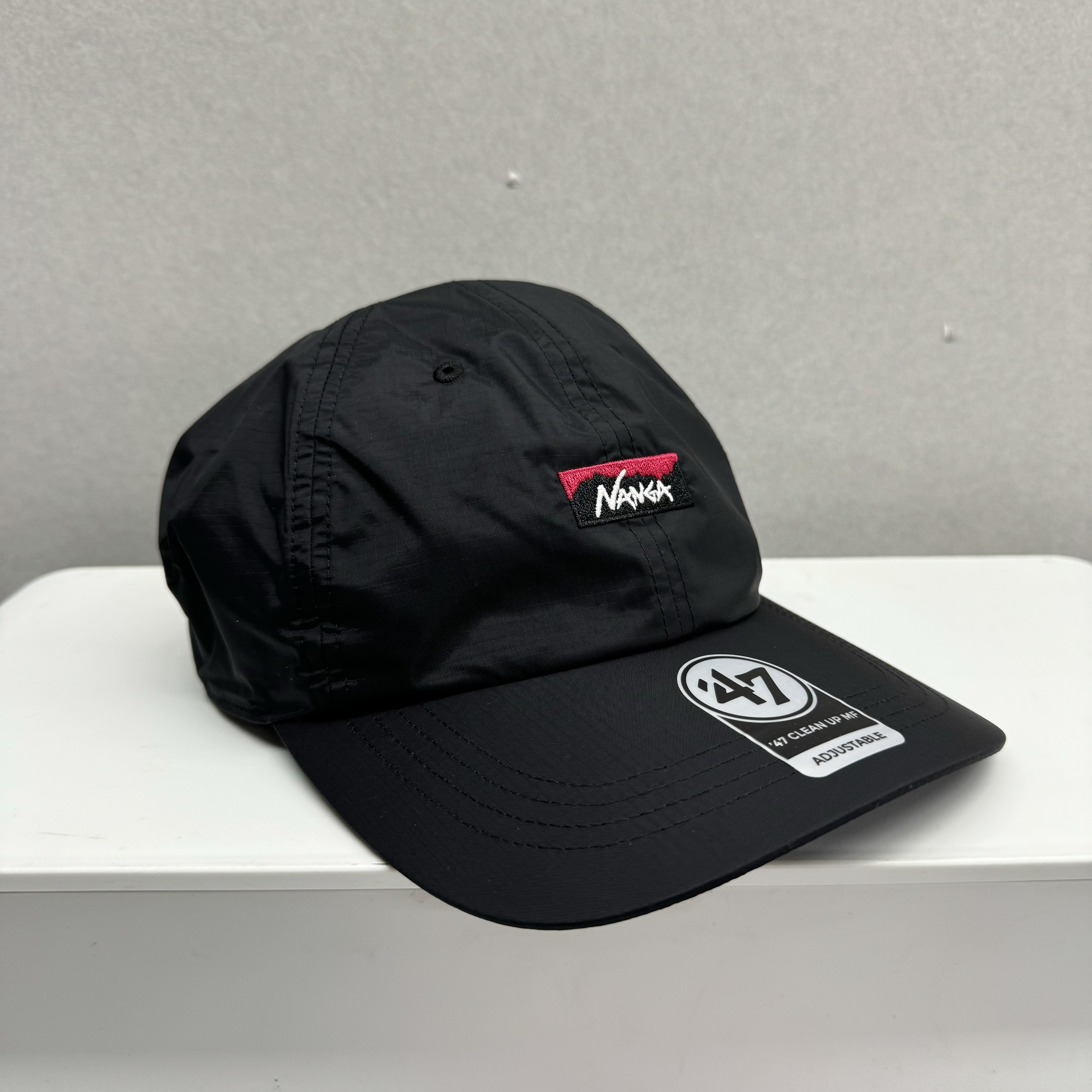 现货NANGA 47 AURORA CAP 尼龙机能防水透气刺绣标弯檐棒球帽