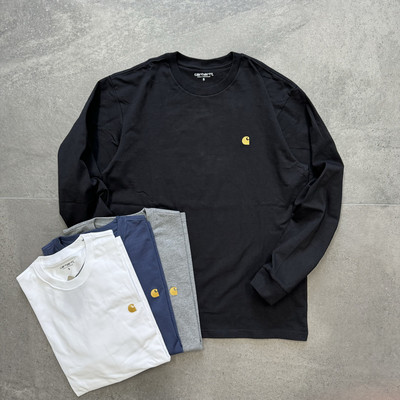 carhartt wip 金标刺绣长袖