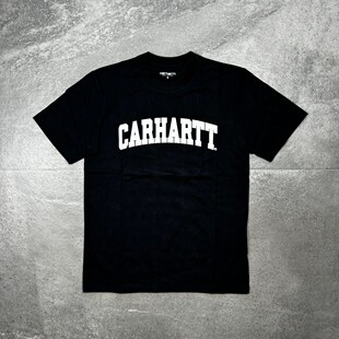 现货 Carhartt WIP University 经典卡哈特经典胸口字母款短袖T恤