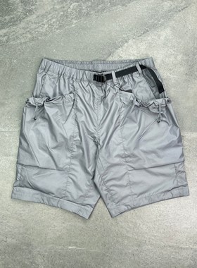 现货Goldwin RIP-STOP SHORTS 25s格子布机能防水休闲短裤GL75172