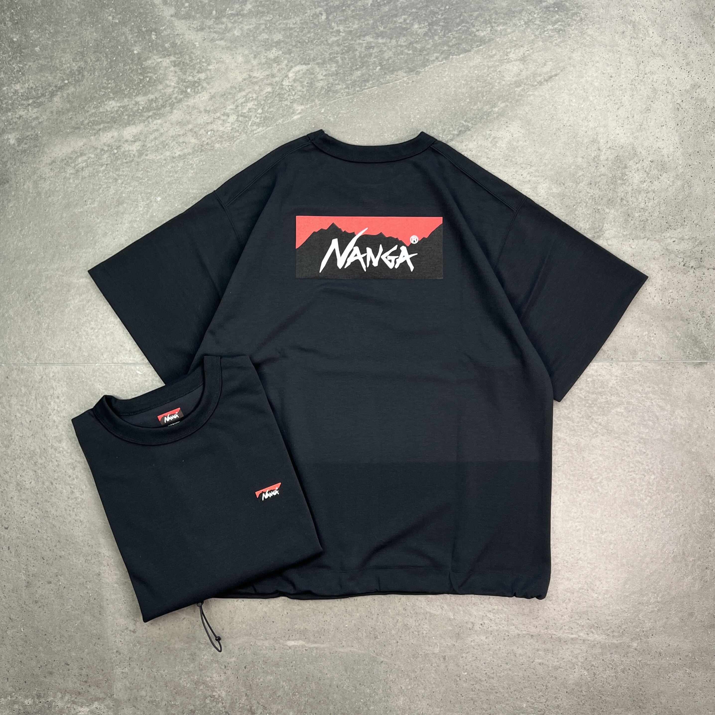 现货 NANGA x Neo-Pro别注26ss日本制速干机能抽绳 两栖短袖T恤