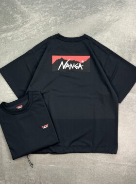 现货 NANGA x Neo-Pro别注26ss日本制速干机能抽绳 两栖短袖T恤