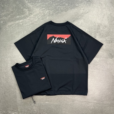 现货 NANGA x Neo-Pro别注25ss 日本制速干机能抽绳 两栖短袖T恤