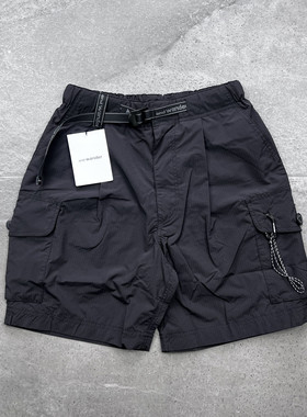 现货and wander oversized cargo shortpants 机能工装短裤