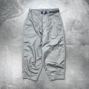 现货 紫标 COOLMAX Chino Wide Cropped 26SS工装裤N25SC137