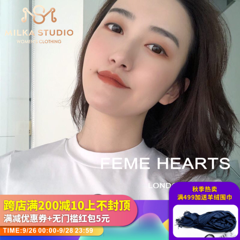 FEME HEARTS TÐôÅ®2018пî¶Ì¿îºÚ°×É«ÔÂÁÁ¼òÔ¼°Ù´îÐÞÉí´òµ×ÉÀ