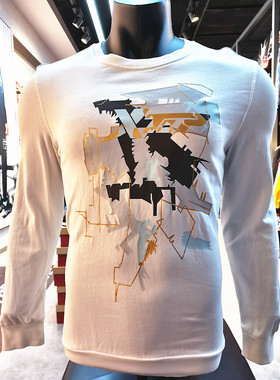 特步抗紫外线春季新款男子运动卫衣航海学院系列FM020502针织