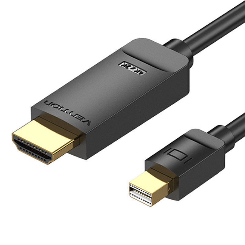 威迅minidp转hdmi线连接显示器屏4k高清笔记本电脑