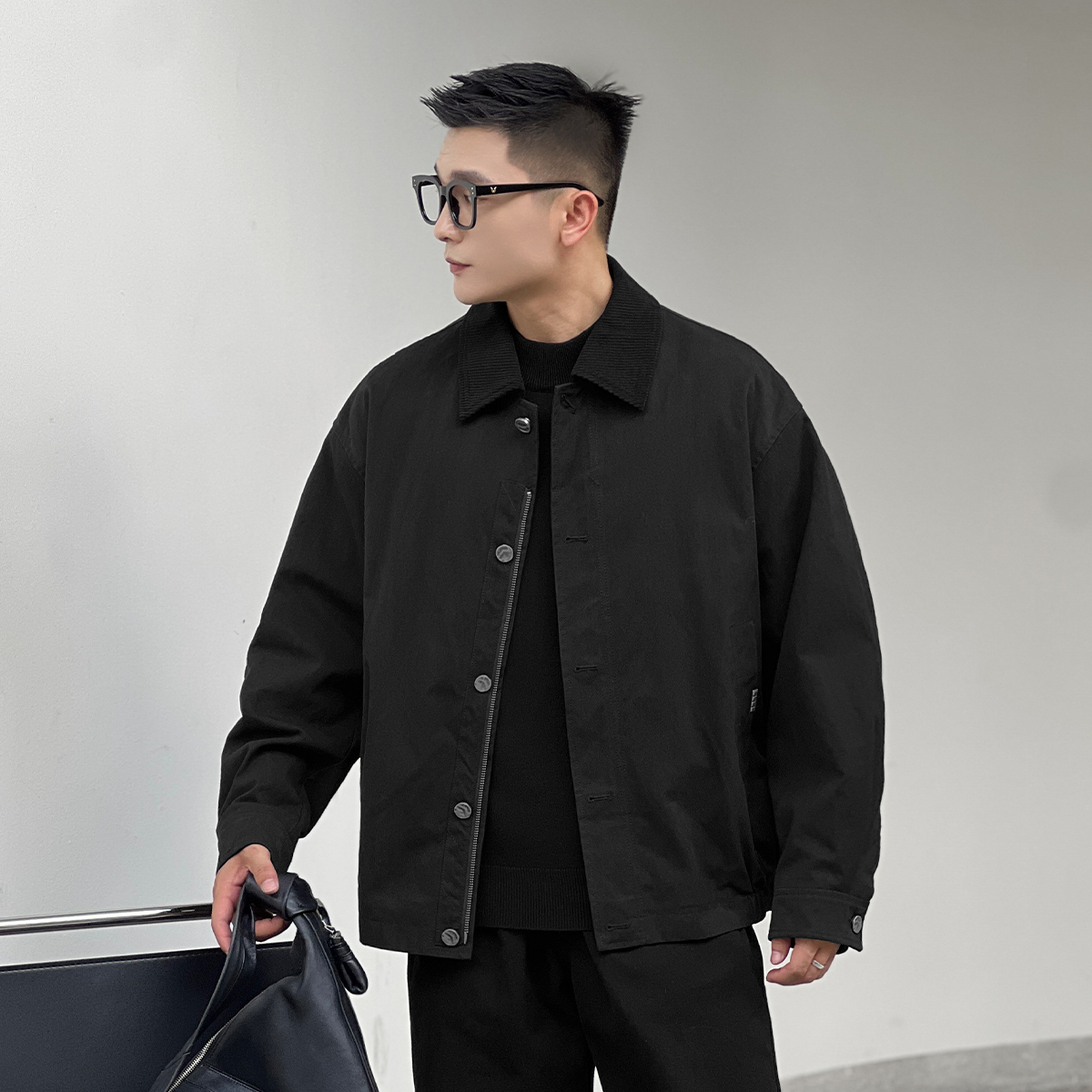 二十二号穿搭巴恩风棉服夹克男士冬季灯芯绒重磅保暖棉衣外套上衣