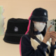 萨刻自闭遮脸盆帽渔夫帽防晒遮阳社恐帽子女2025新款 抖音小红书同