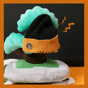 针织帽子 拼色街头潮时尚 季 末清仓毛线帽冷帽走秀手工缝线秋冬韩版