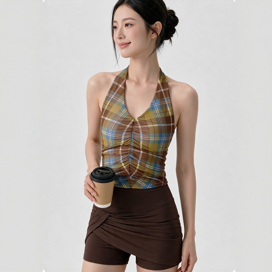 性感外穿运动套装瑜伽服两件套