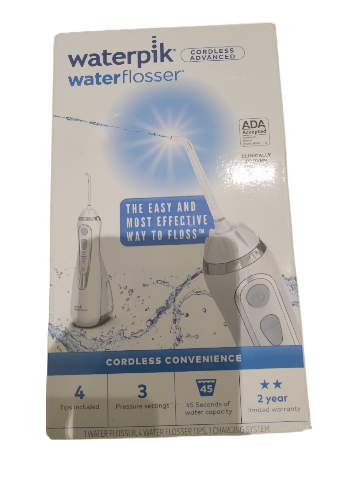 洁碧waterpik冲牙器WP-560电动水牙线洗牙正畸专用便携式GS9美国