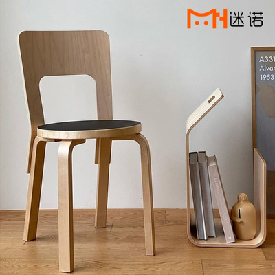 北欧创意靠背实木餐椅