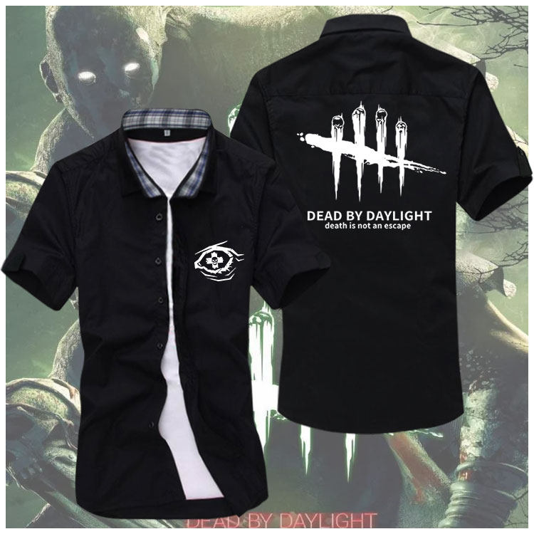黎明杀机衣服鬼面游戏周边衬衫dead by daylight衬衣修身上衣男士