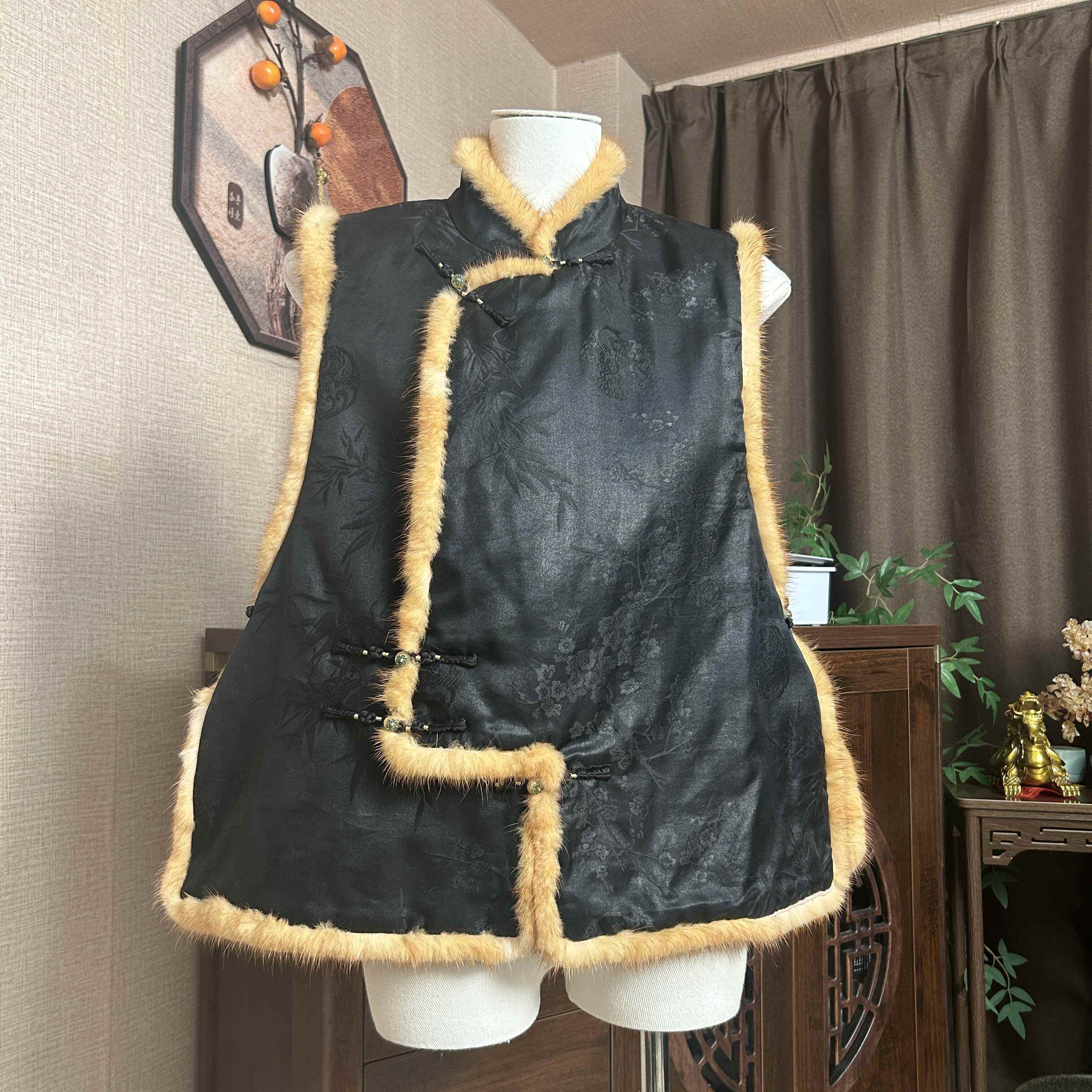 新中式国风马甲秋冬新款
