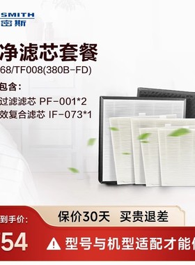 A.O.史密斯空气净化器滤芯套餐一年量 适用TF008(380B-FT)